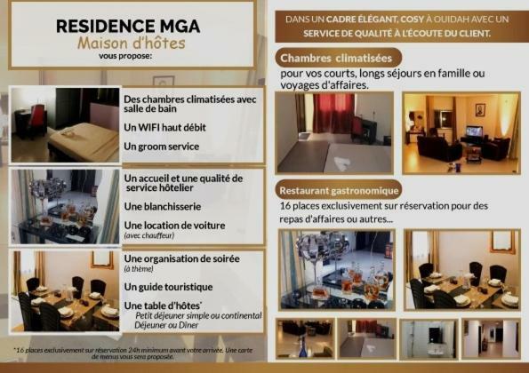 Résidence MGA Ouidah Exterior foto